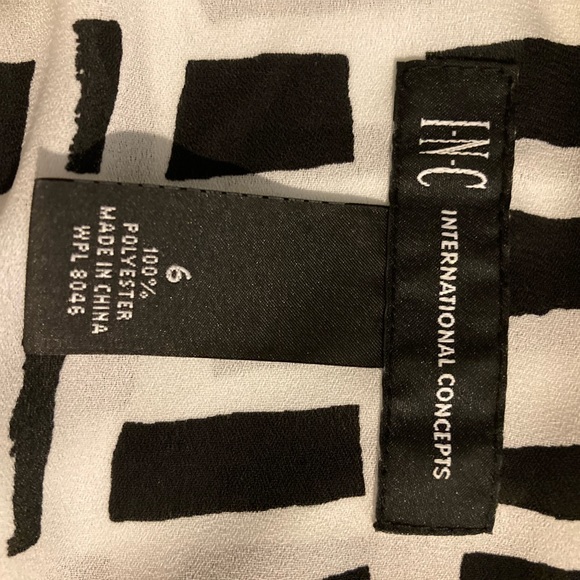 INC faux wrap blouse - Picture 5 of 6